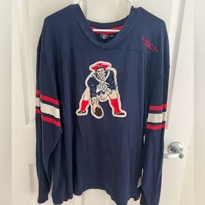 Vintage Patriots Cotton Long Sleeve